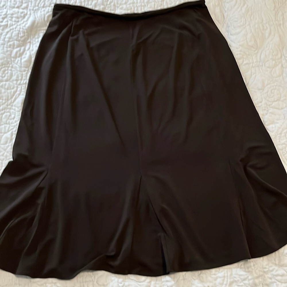 Black slinky flare skirt from Gap